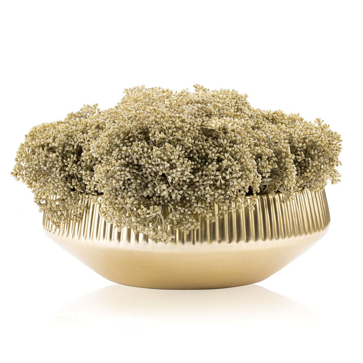 Greenery Gold Flower Pot — Tabletop