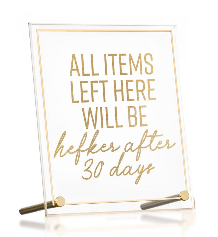 Guest Room Sign — Tabletop Plaque