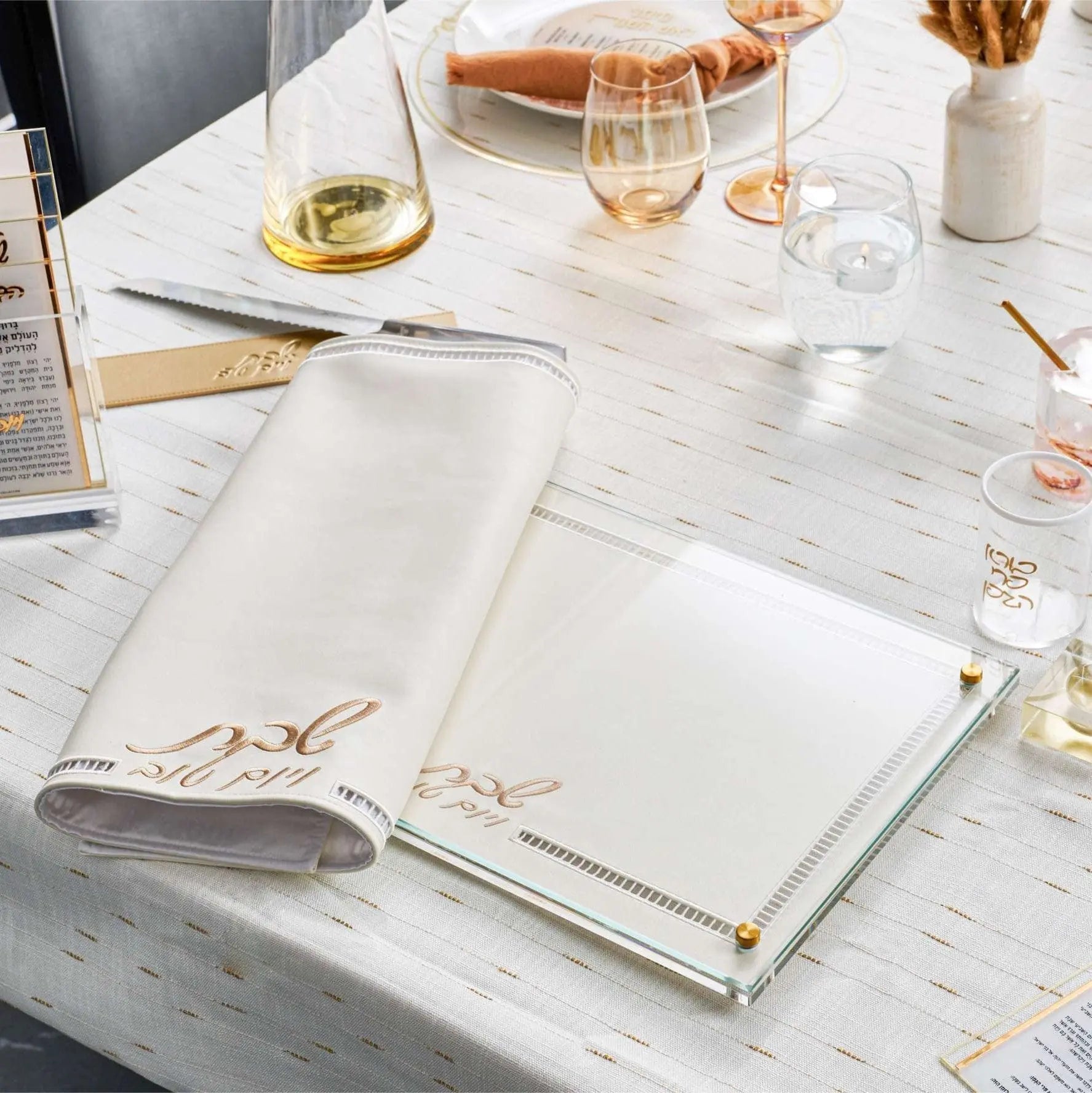 Hemstitch Challah Board | Judaica Square Lakewood