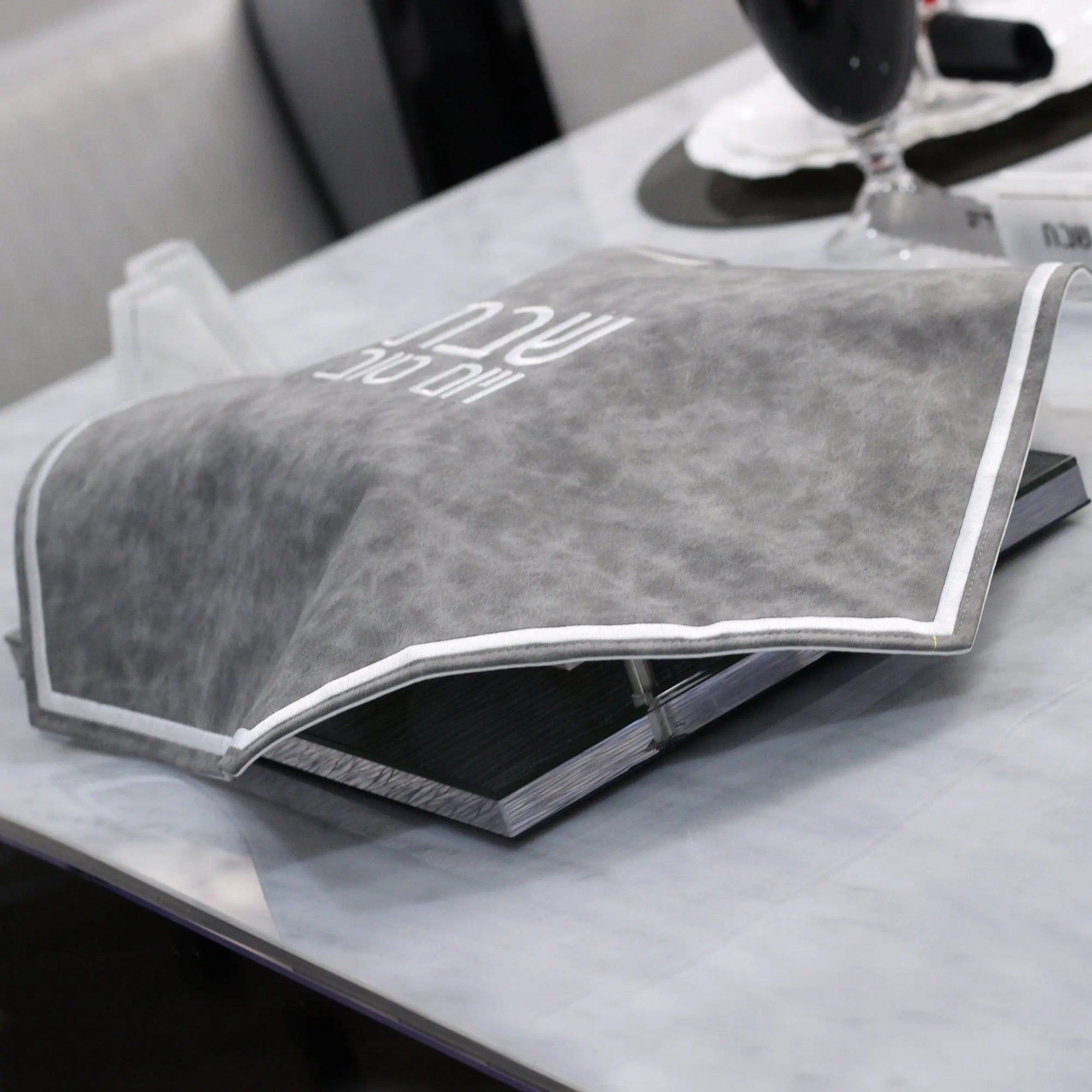 Hexagon Challah Cover — reverse view | Judaica Square Lakewood