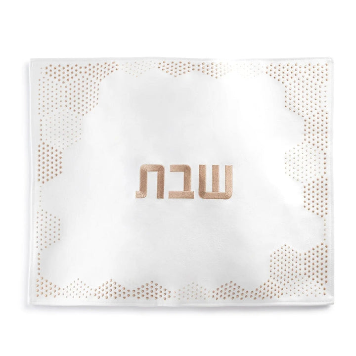 Hexagon Dot Border Challah Cover — Challah Cover