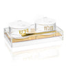 Honey Salt Dish — lucite Honey Dish | Judaica Square Lakewood
