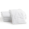 Initial Embossed Finger Towel — Finger Towel | Judaica Square Lakewood