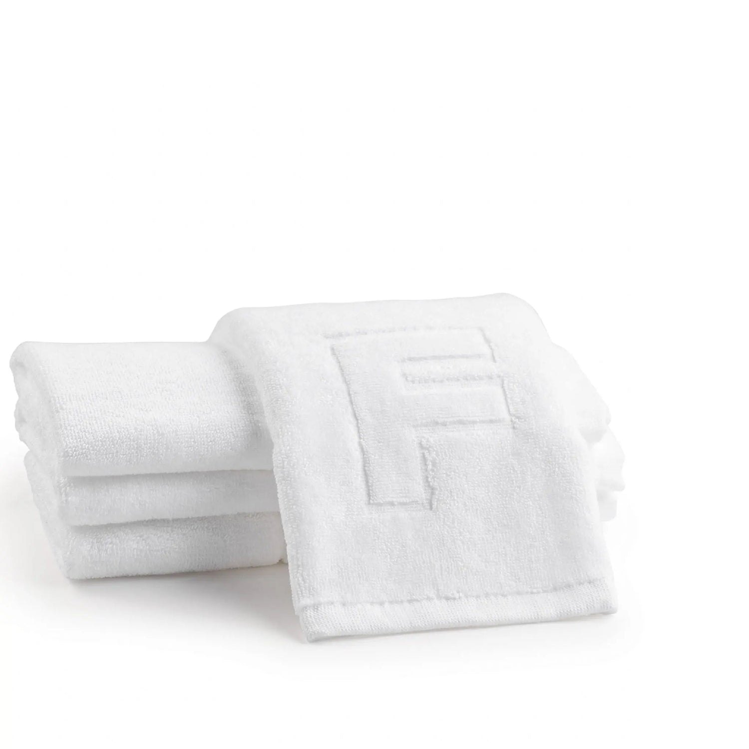 Initial Embossed Finger Towel | Judaica Square Lakewood