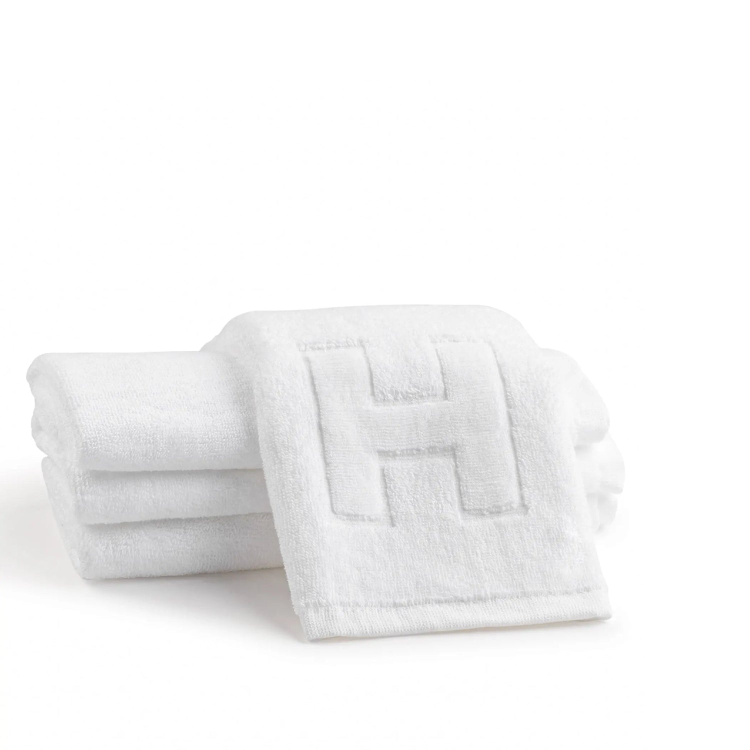 Initial Embossed Finger Towel | Judaica Square Lakewood