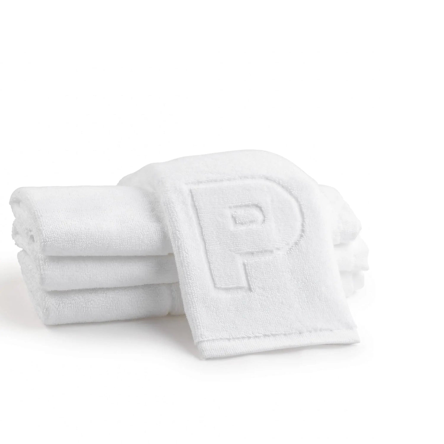 Initial Embossed Finger Towel | Judaica Square Lakewood
