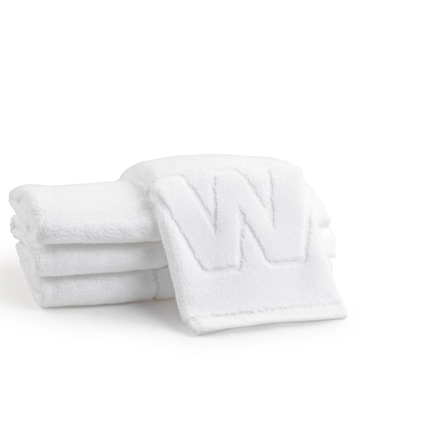 Initial Embossed Finger Towel | Judaica Square Lakewood