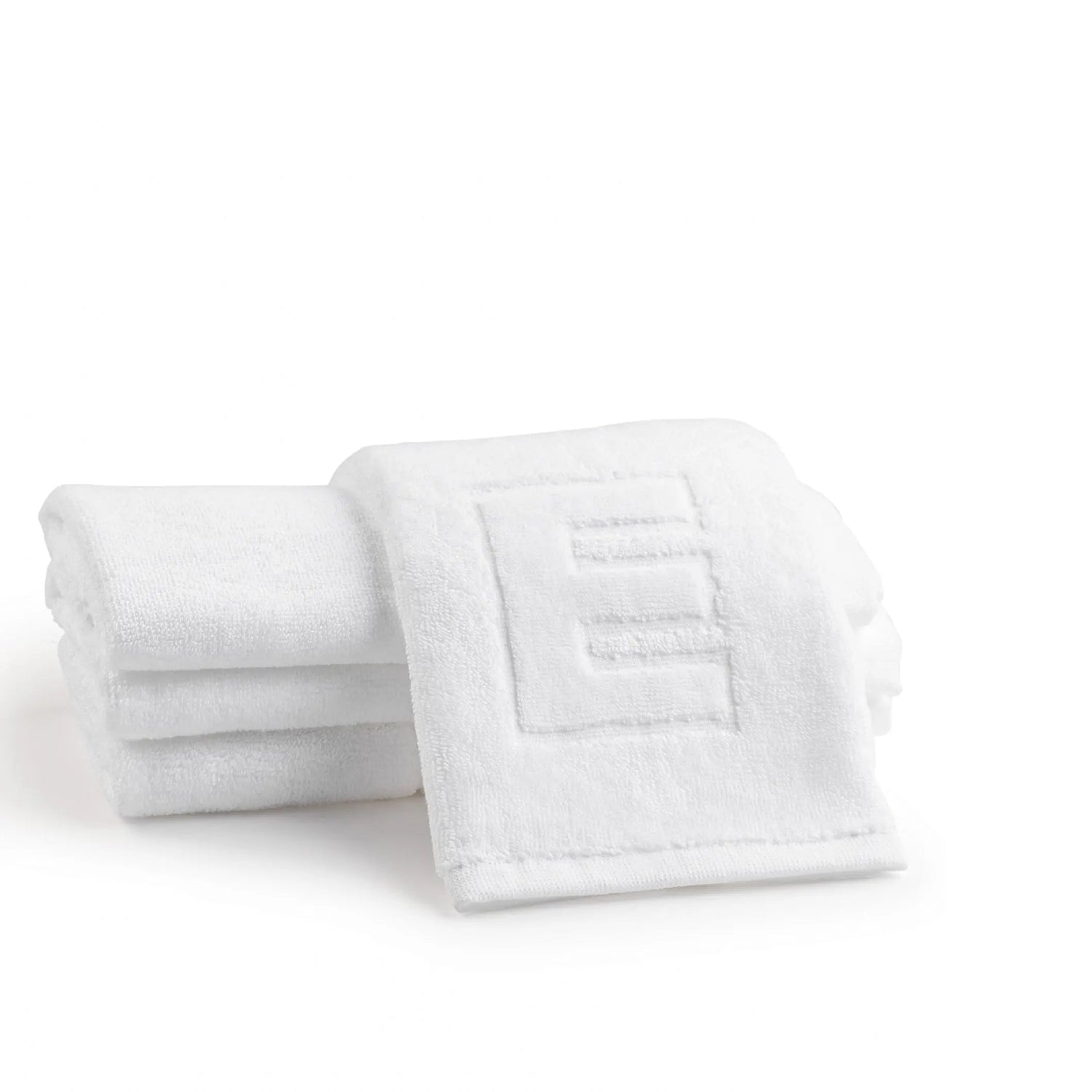Initial Embossed Finger Towel | Judaica Square Lakewood