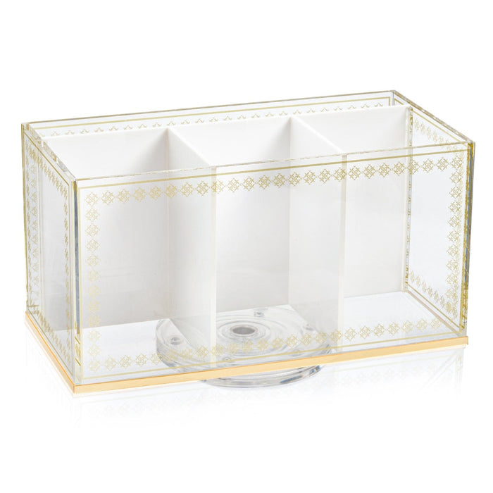Inspired Swivel Silverware Caddy — acrylic | Judaica Square Lakewood