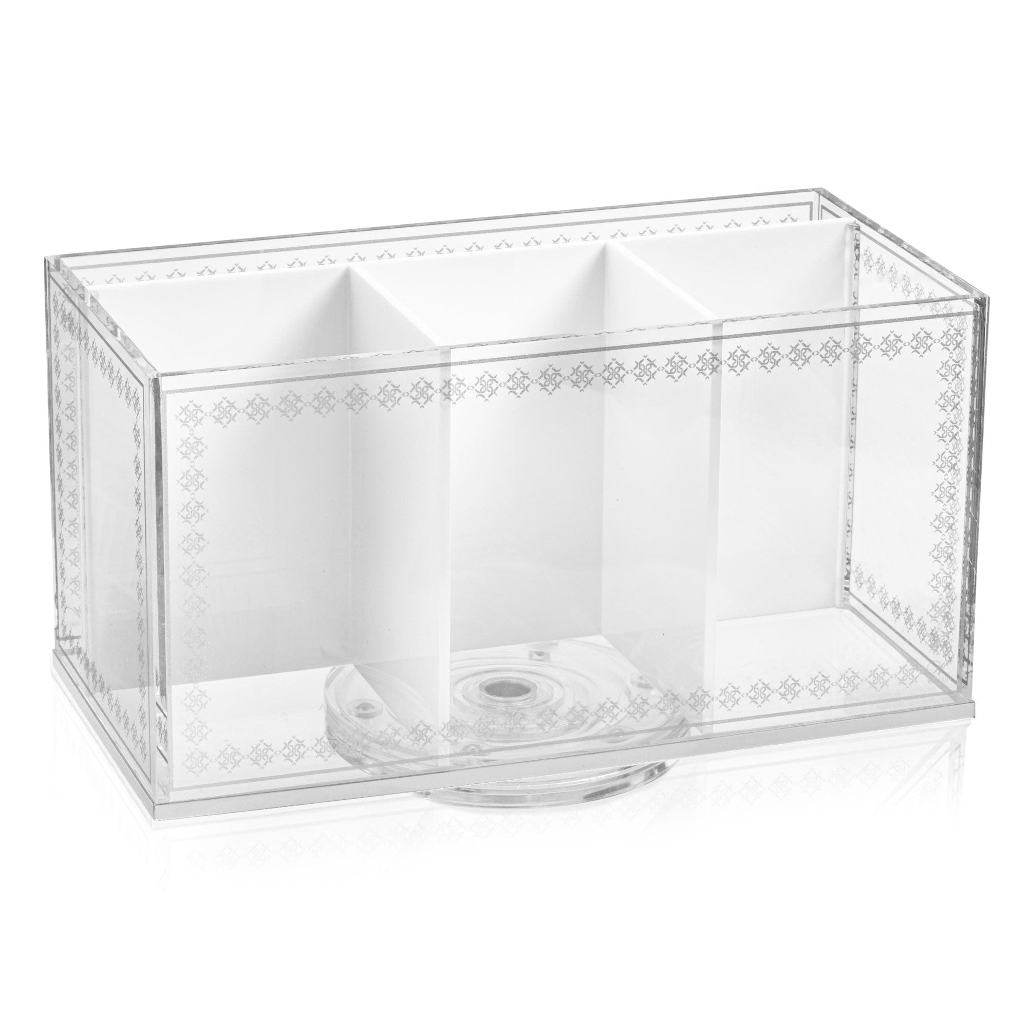 Inspired Swivel Silverware Caddy — styled in-room | Judaica Square Lakewood