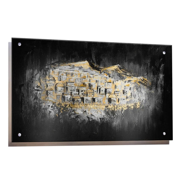 Jerusalem Hills of Gold Painting — hero shot | Judaica Square Lakewood