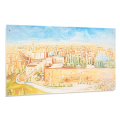 Lucite Jerusalem in Color Painting