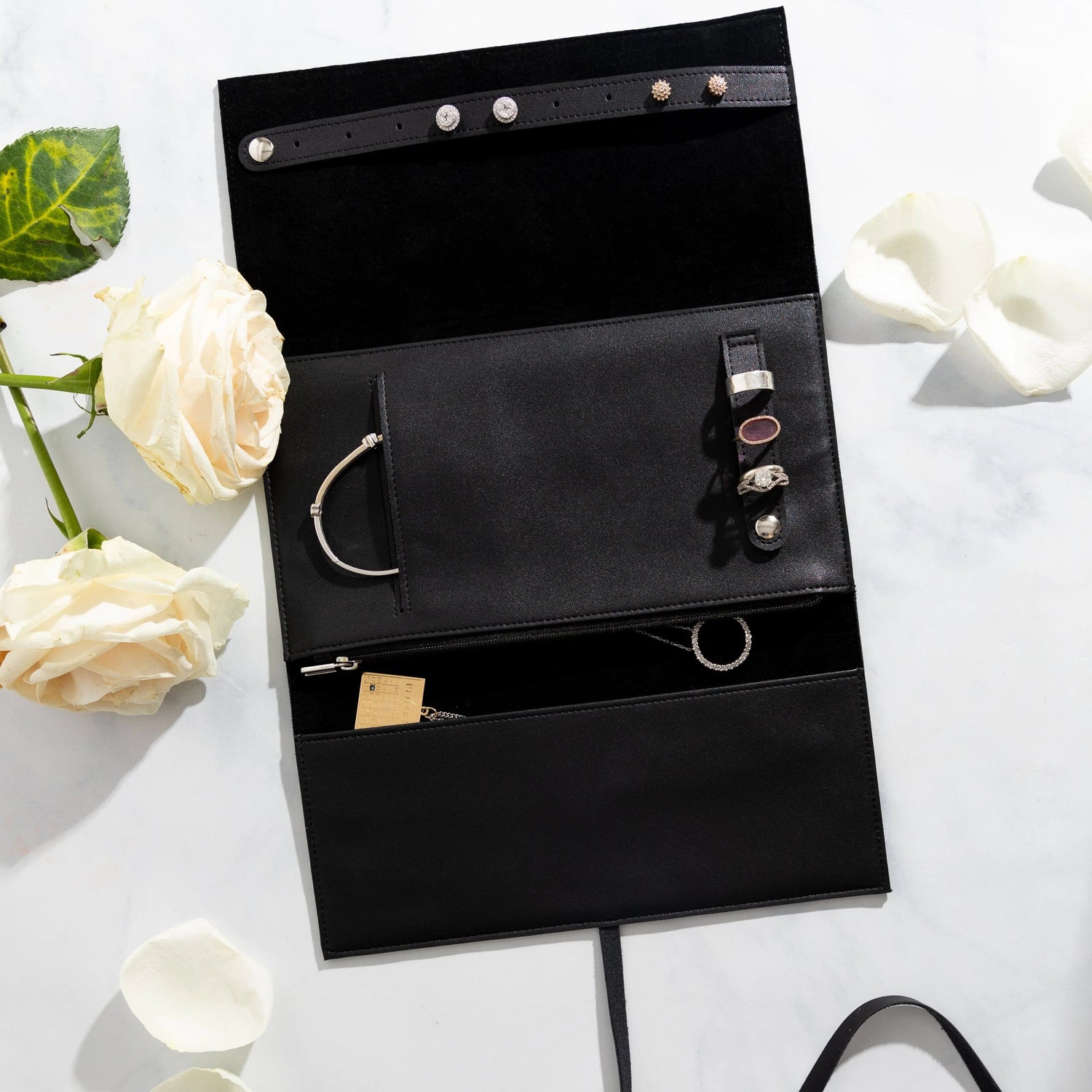 Jewelry Roll — styled in-room | Judaica Square Lakewood