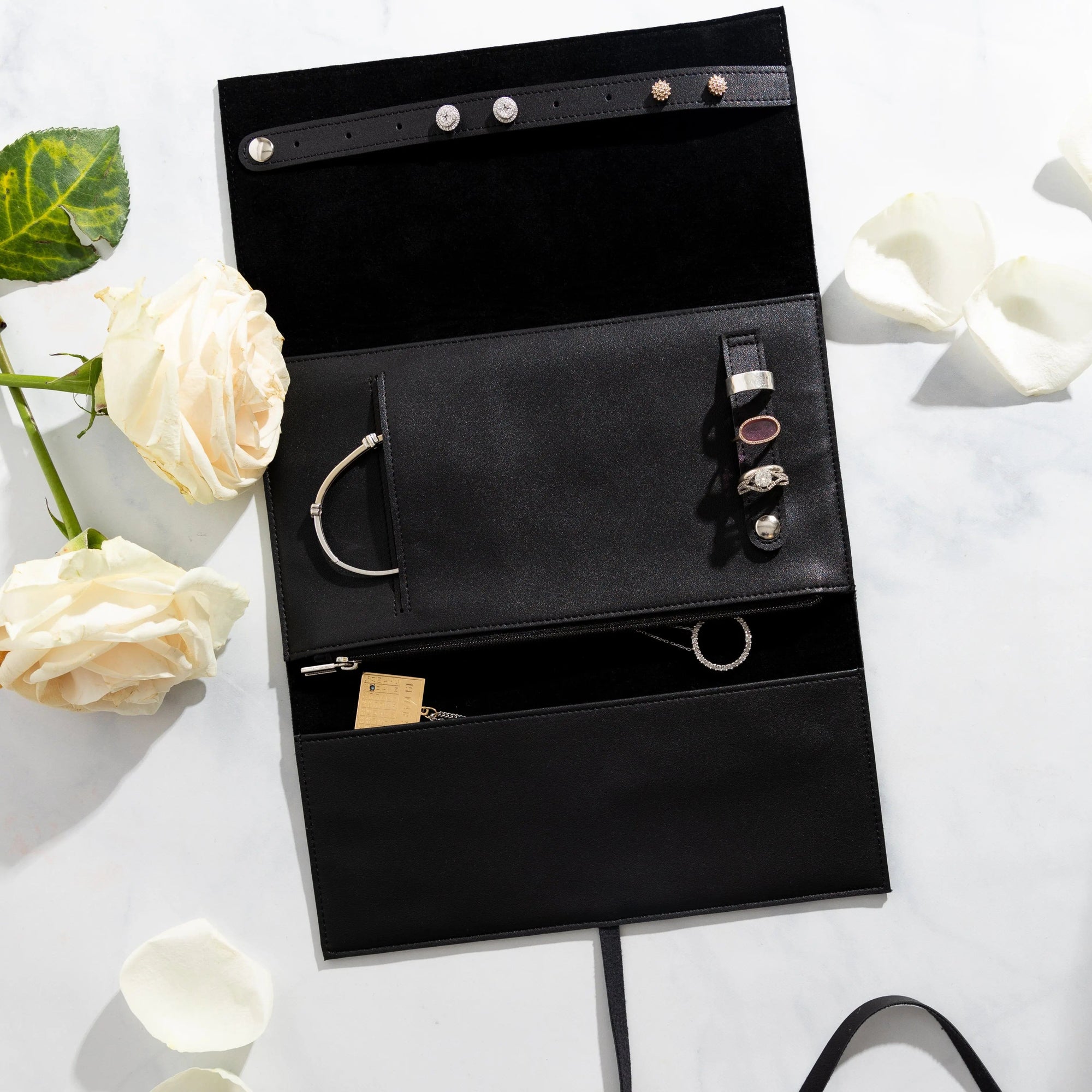 Jewelry Roll — styled in-room | Judaica Square Lakewood