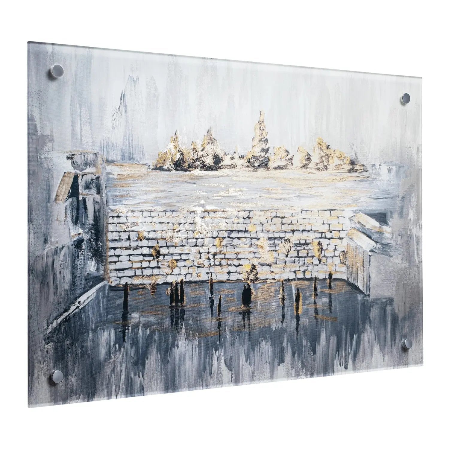 Kosel after Rain Painting — hero shot | Judaica Square Lakewood