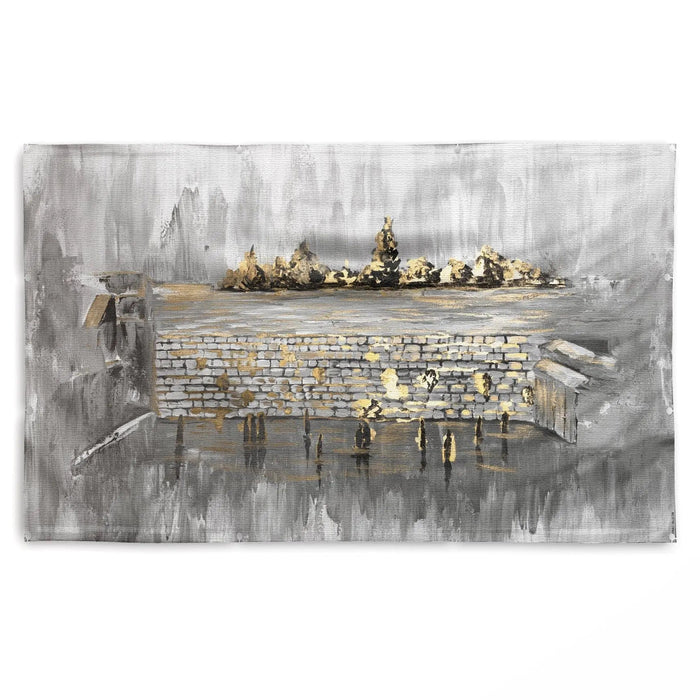 Kosel After Rain Vinyl Sukkah Decoration — Sukkah Decor | Judaica Square Lakewood