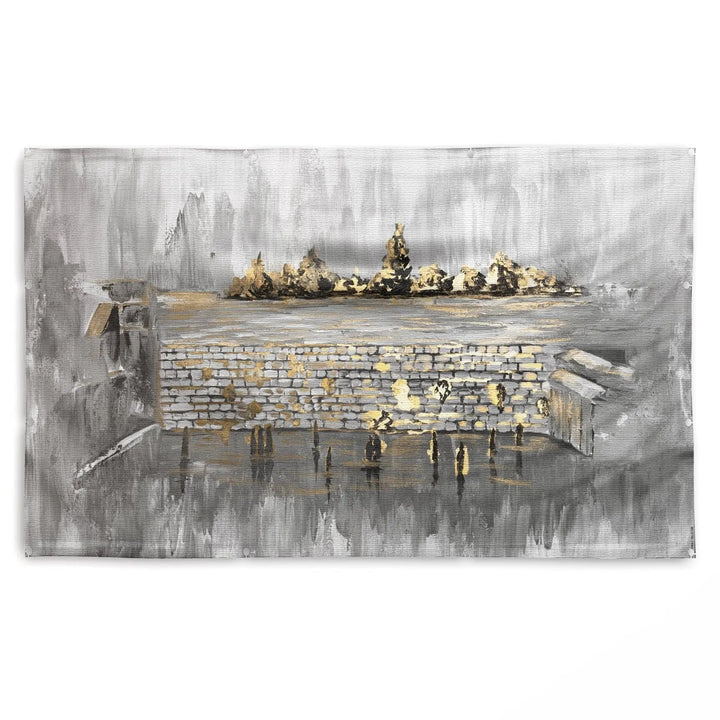 Kosel After Rain Vinyl Sukkah Decoration — Waterdale Collection
