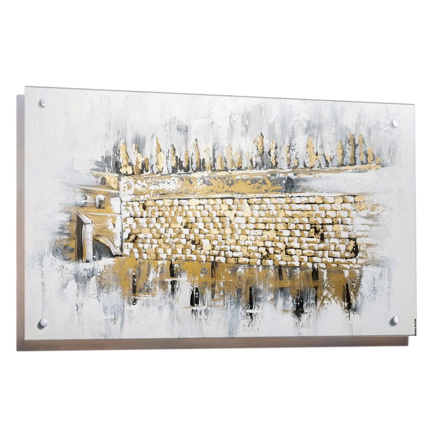 Kosel at Winter Painting | Judaica Square Lakewood
