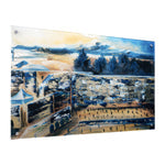 Lucite Kosel Plaza Deep Night Painting