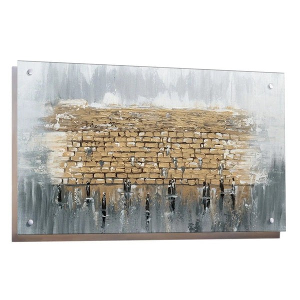 Kosel Reflected in Prayer Painting — hero shot | Judaica Square Lakewood