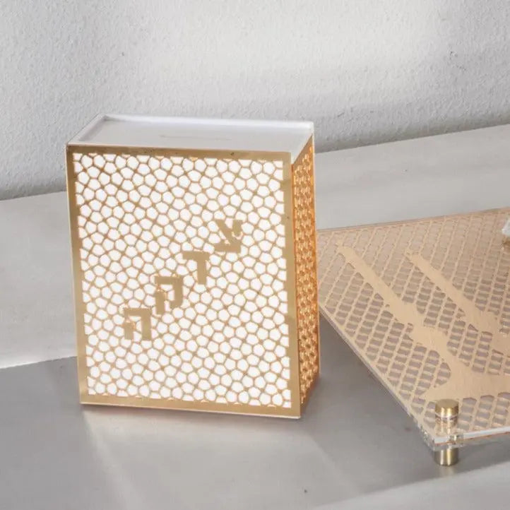 Laser Cut Tzedakah Box | Judaica Square Lakewood