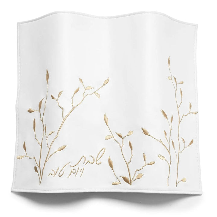 Leaf Embroidered Challah Cover — Challah Cover