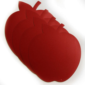 Leather Apple Chargers — Charger Plate