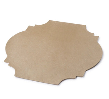 Leather Beveled Chargers — Charger Plate