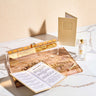 Leather Booklet Chanukah Set — lucite