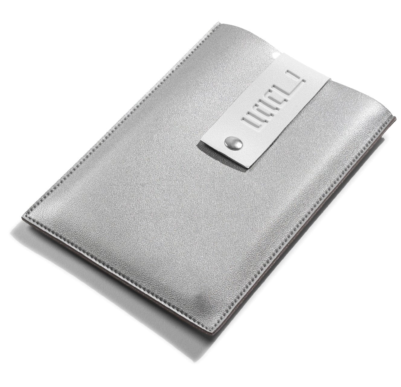 Leather Chanukah Brachos Card Set — closeup