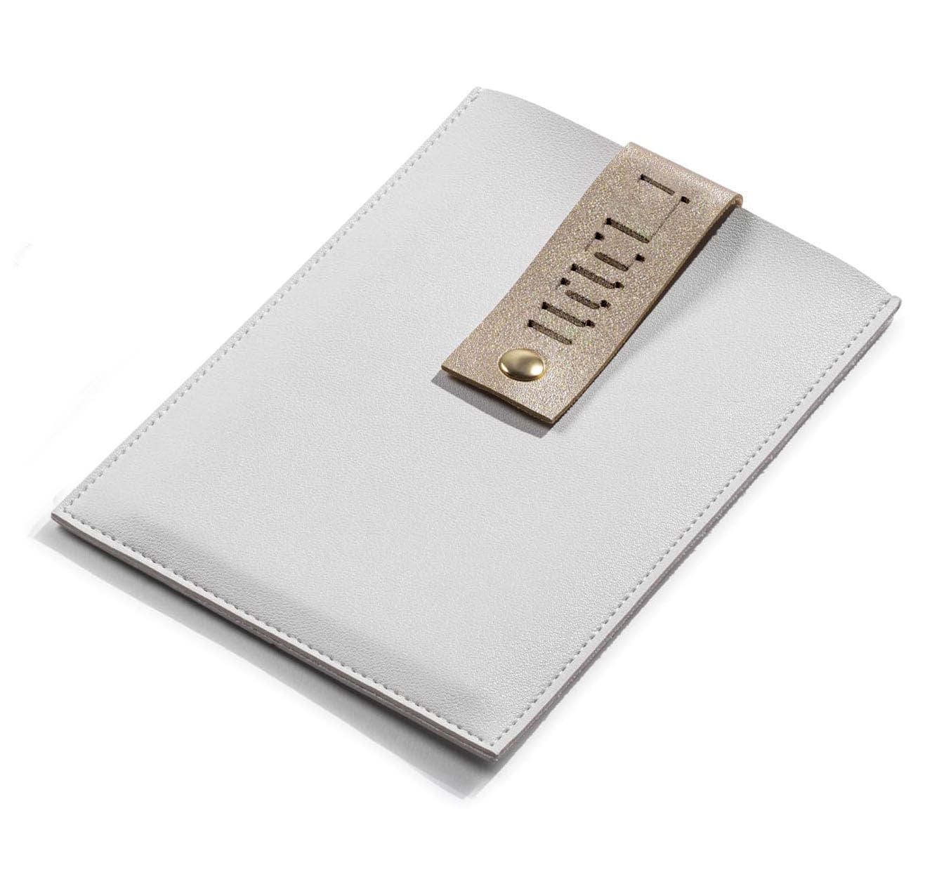Leather Chanukah Brachos Card Set — styled in-room | Judaica Square Lakewood