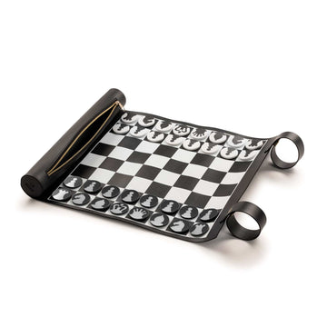 Leather Chess/Checkers Set — Judaica