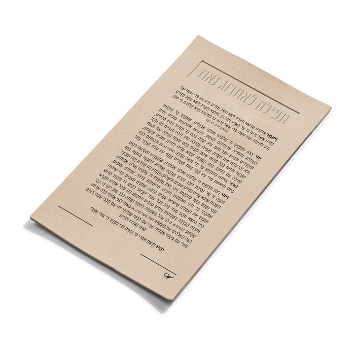 Leather Esrog Na'eh Card — Judaica | Judaica Square Lakewood