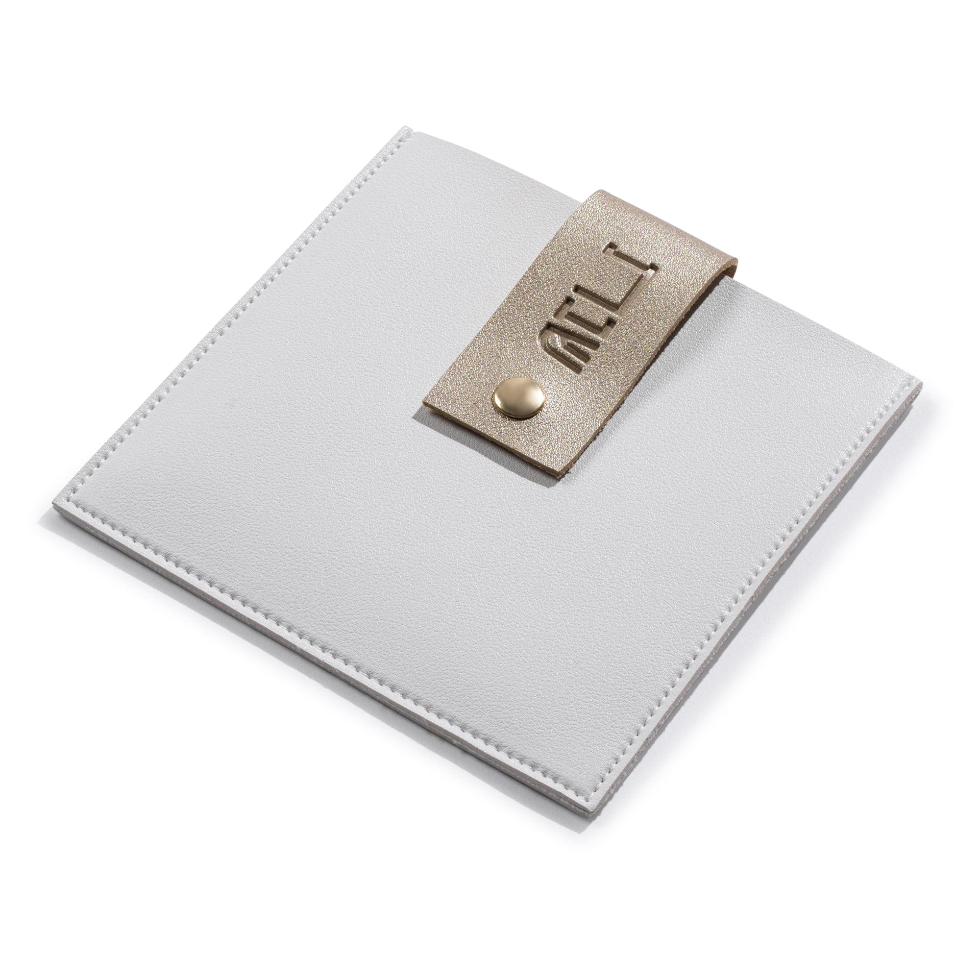 Leather Hadlokas Neiros Pouch — reverse view | Judaica Square Lakewood