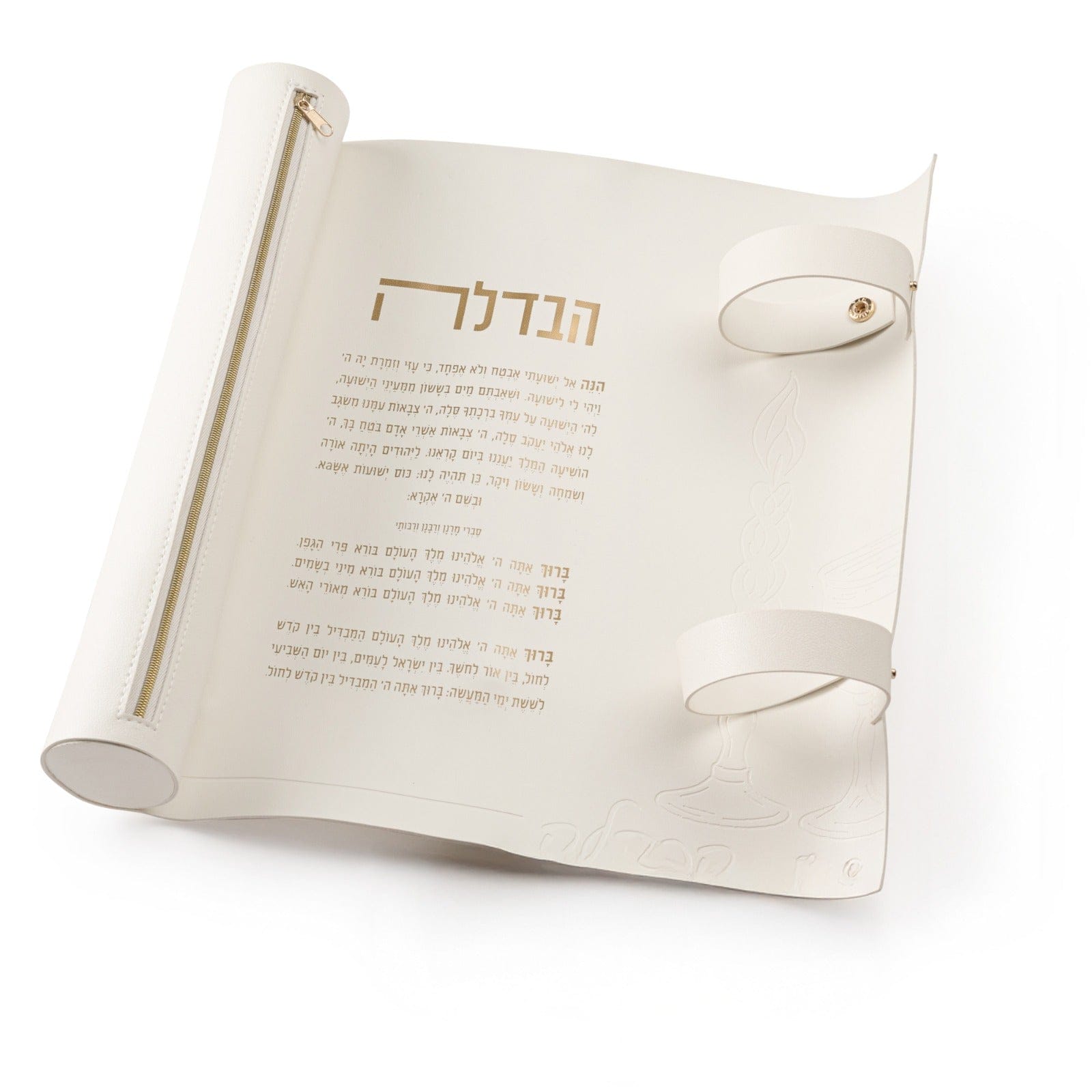 Leather Havdalah Mat (Set) — hero shot | Judaica Square Lakewood