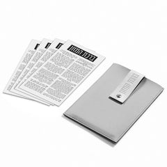 Leather Lucite Bencher Pouch