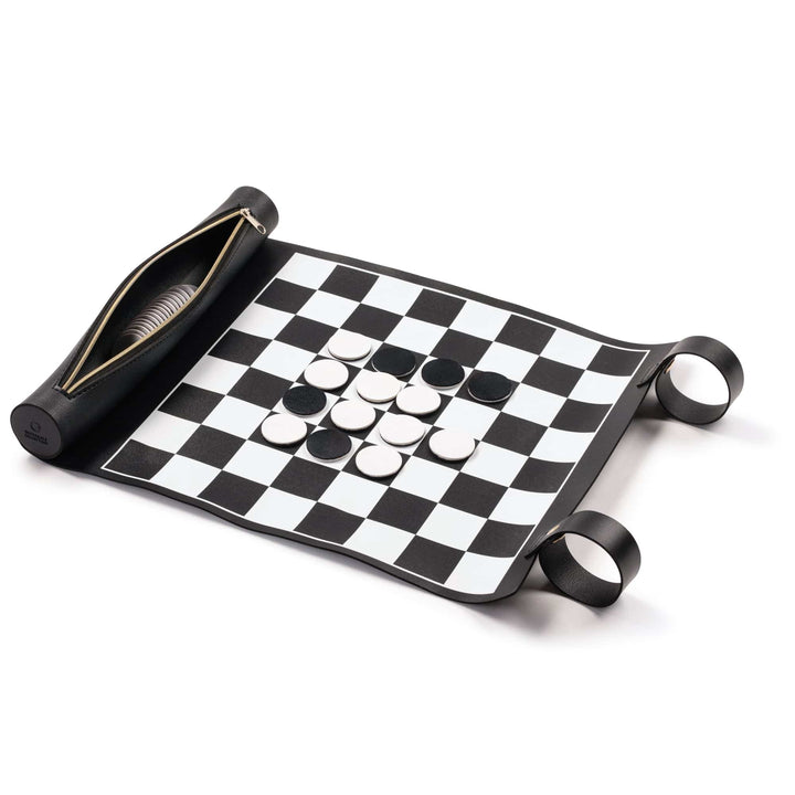 Leather Othello/Checkers Game — Judaica