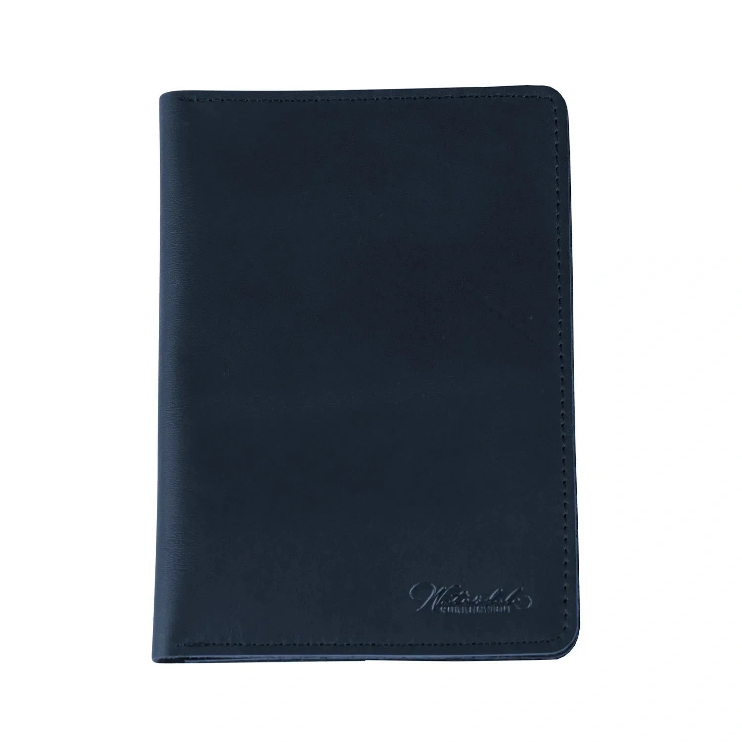 Leather Passport Case — side detail | Judaica Square Lakewood