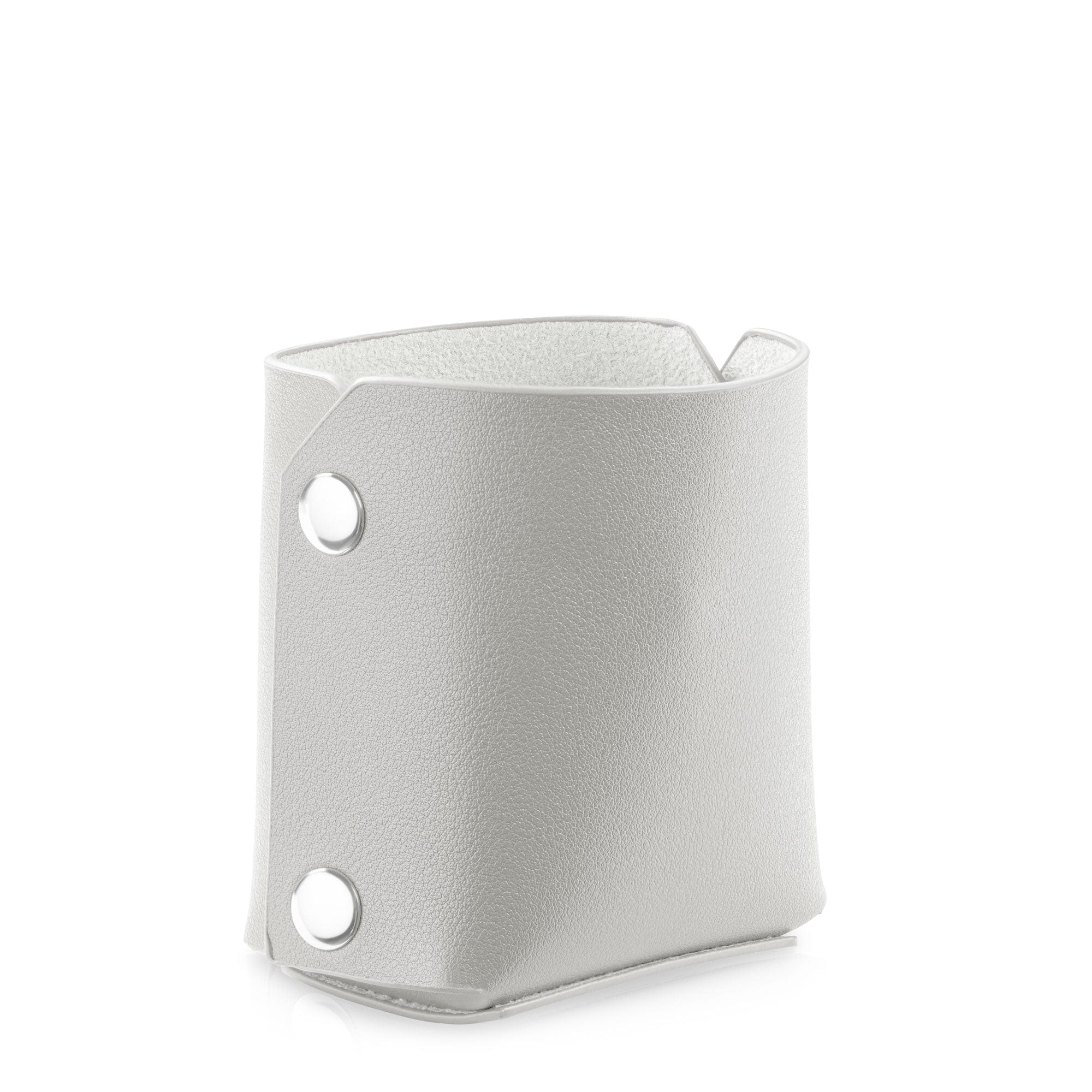 Leather Pen Cup / Holder — reverse view | Judaica Square Lakewood