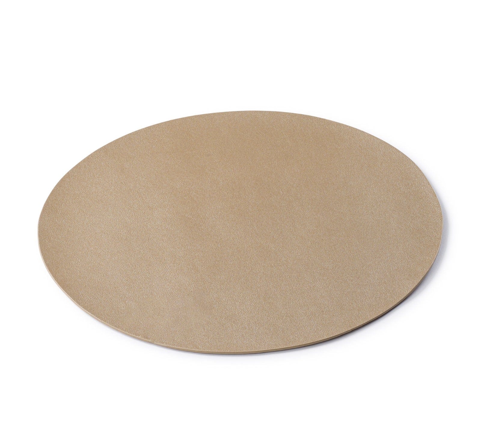 Leather Round Chargers — lifestyle shot | Judaica Square Lakewood
