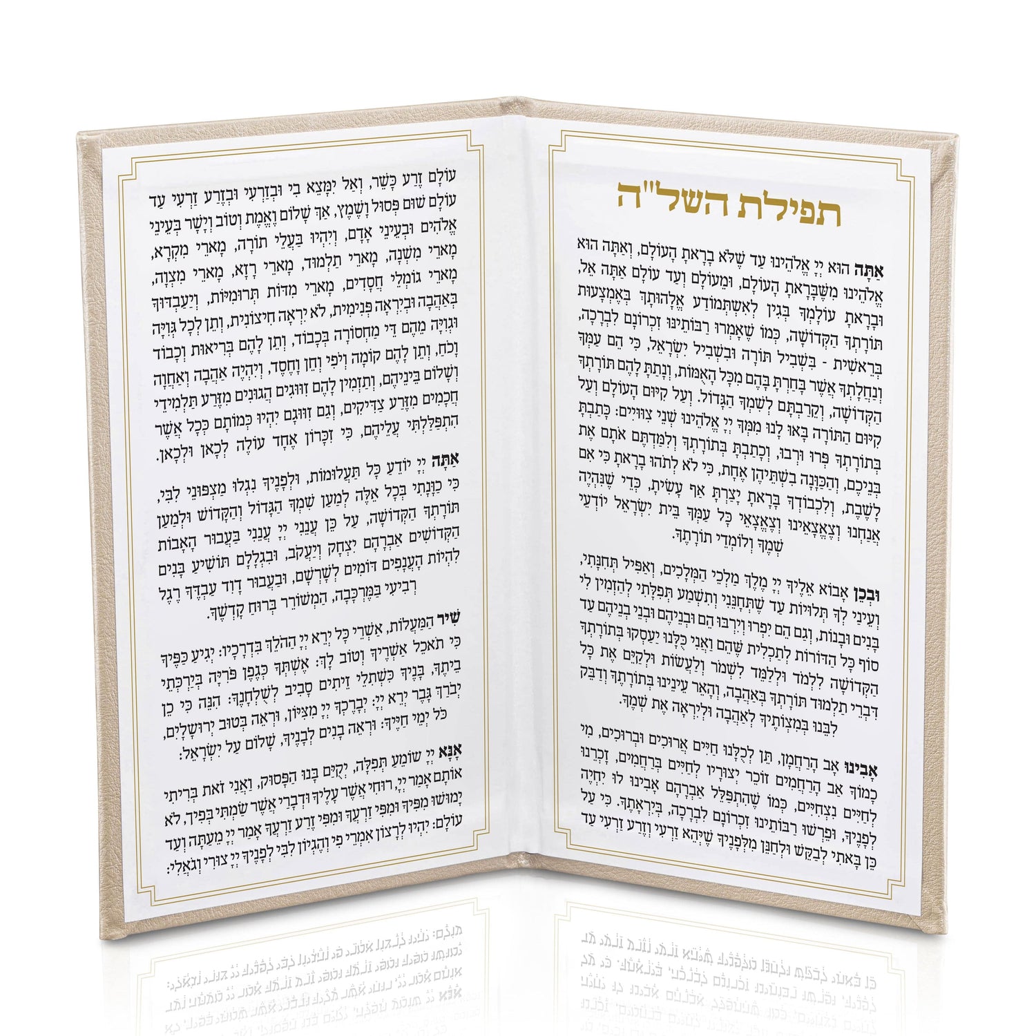 Leather Tefillas Hashlah Book | Judaica Square Lakewood