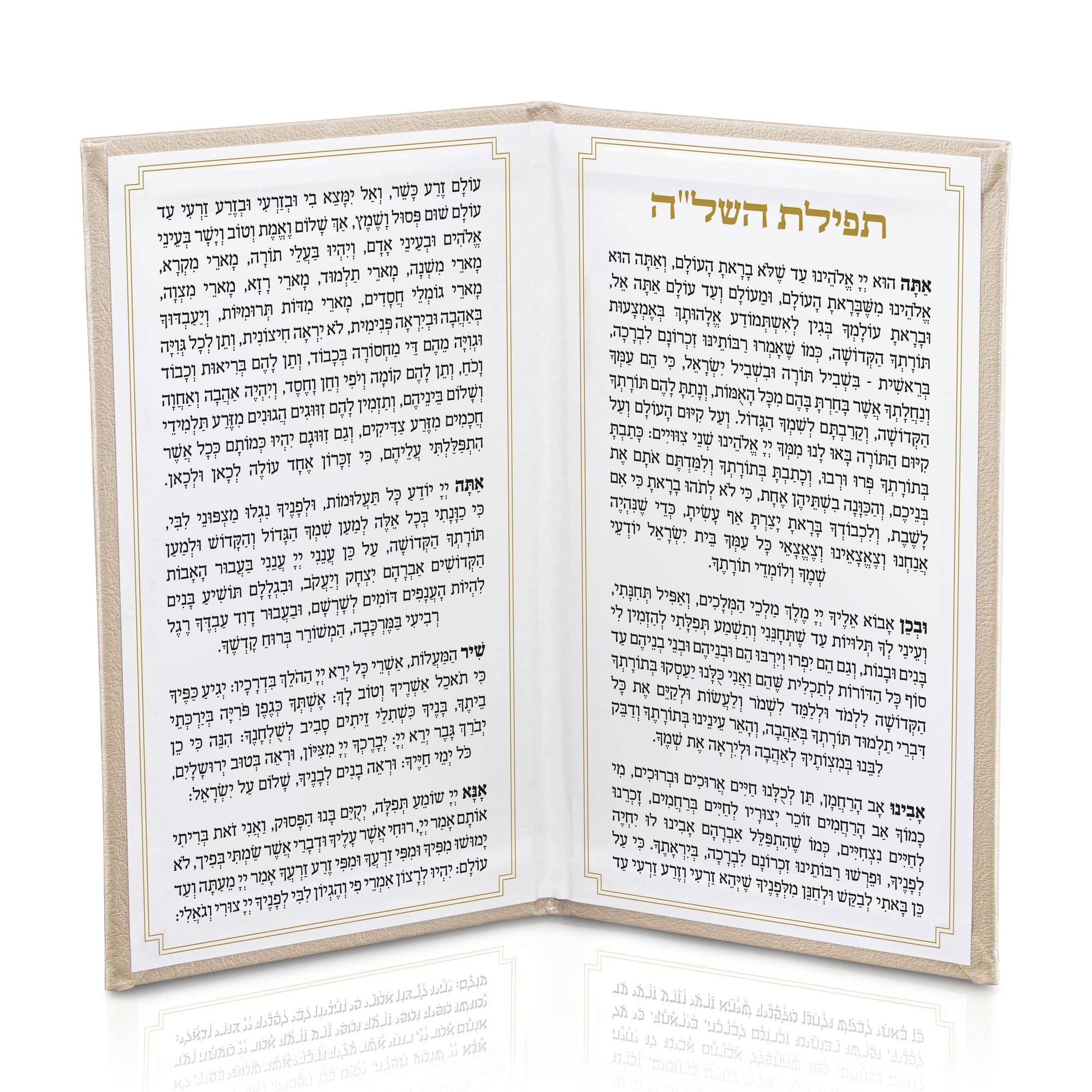 Leather Tefillas Hashlah Book | Judaica Square Lakewood