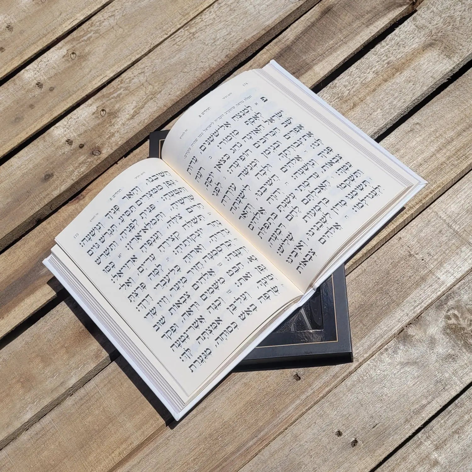 Leather Tehillim with Lucite Plate | Judaica Square Lakewood