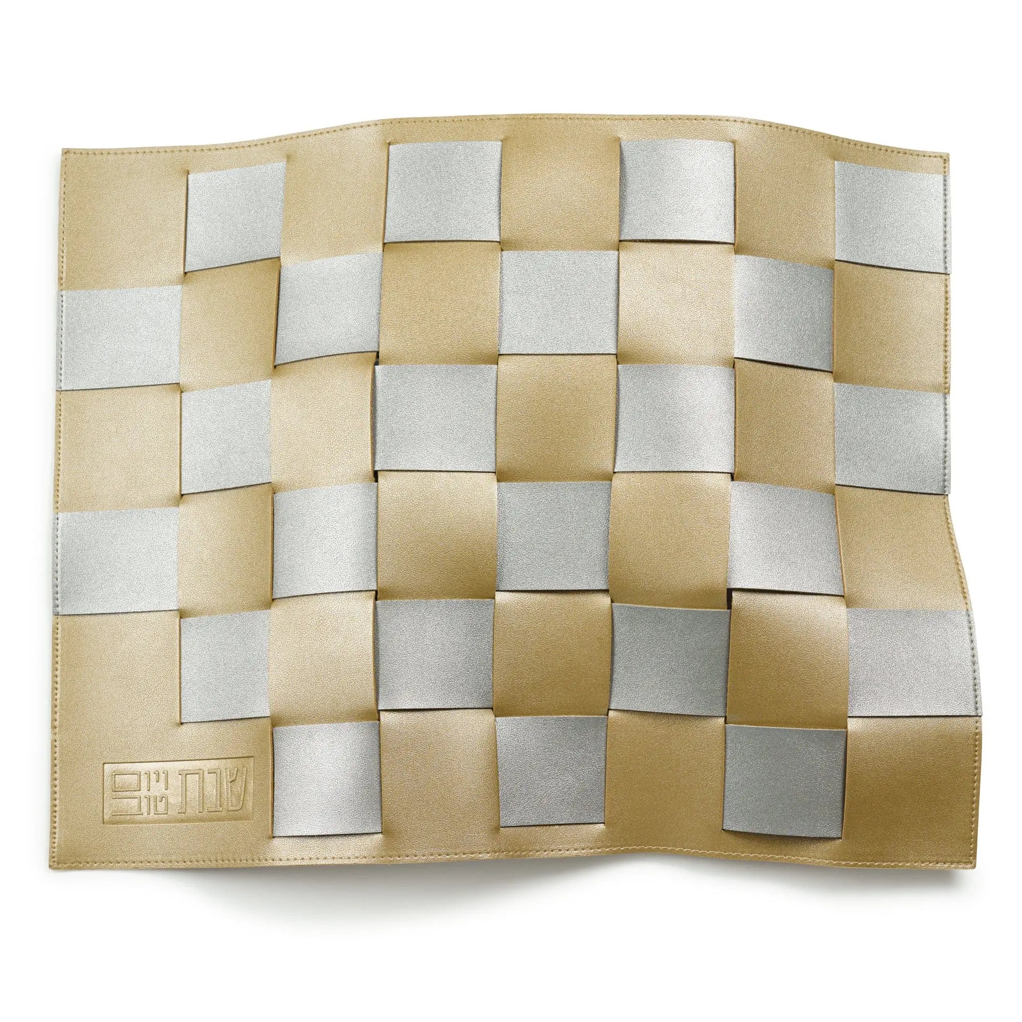 Leather Woven Challah Cover | Judaica Square Lakewood