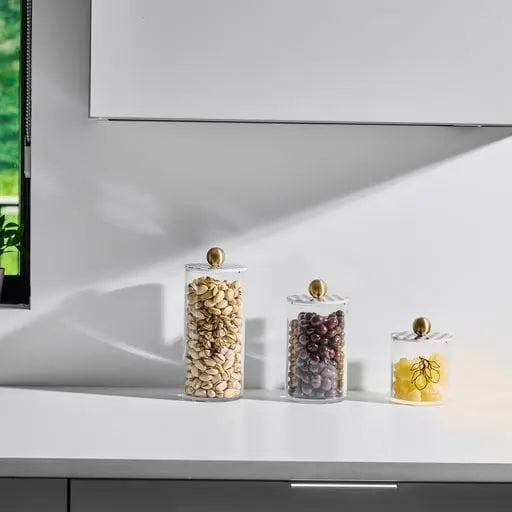 Lemona Cylinder Canisters | Judaica Square Lakewood