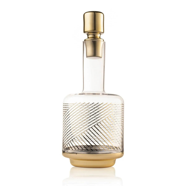 Linear Wine Decanter — Crystal Wine Decanter | Judaica Square Lakewood
