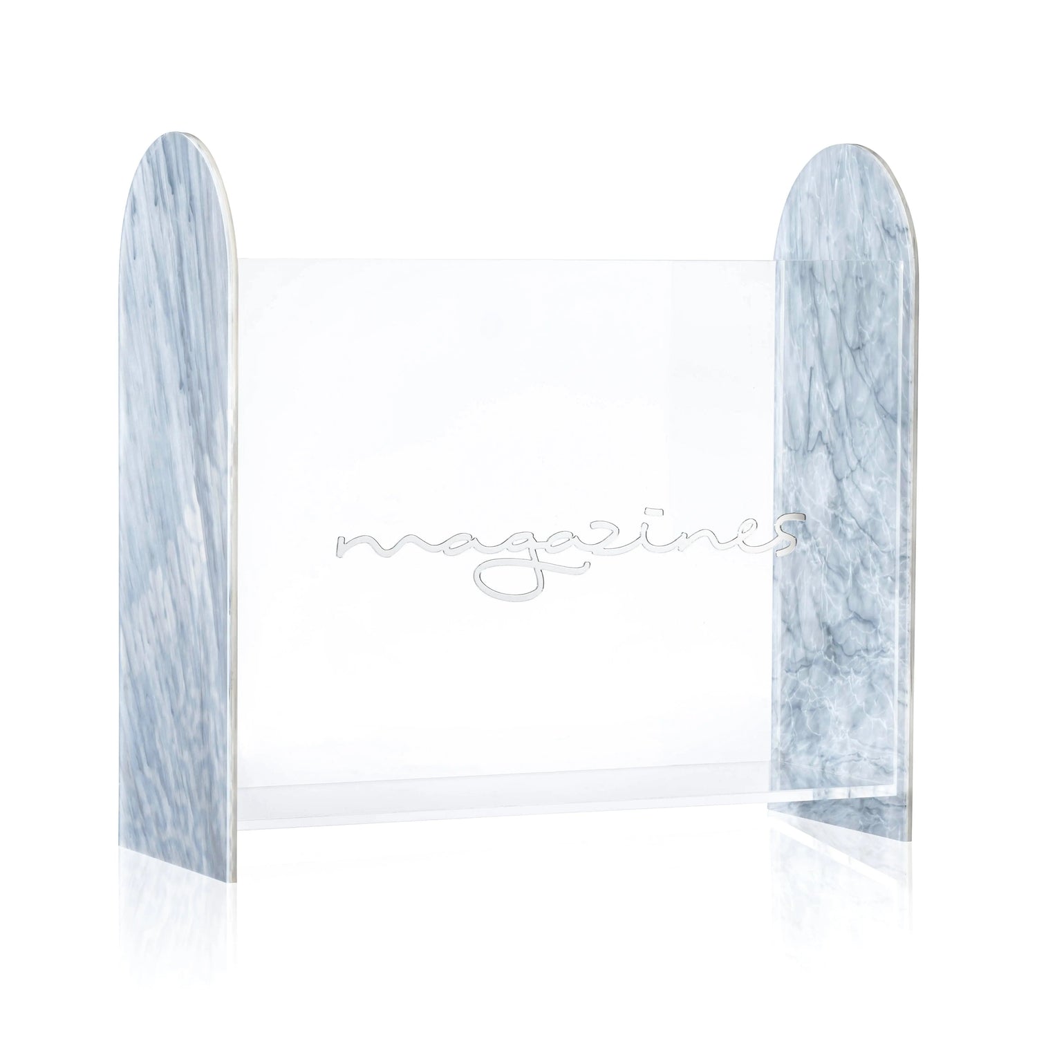 Magazine Rack — styled in-room | Judaica Square Lakewood