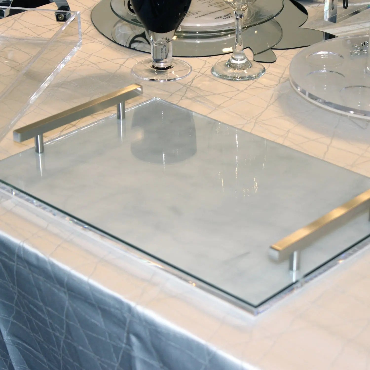 Marble Rosh Hashanah Tablescape | Judaica Square Lakewood