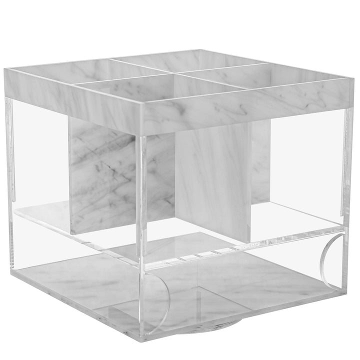 Marble Swivel Silverware Caddy — Caddy