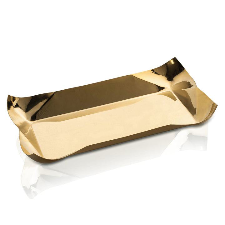 Metal Contour Bread Tray — Napkin Holder